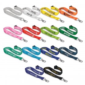 Soft Touch Logo Lanyards
